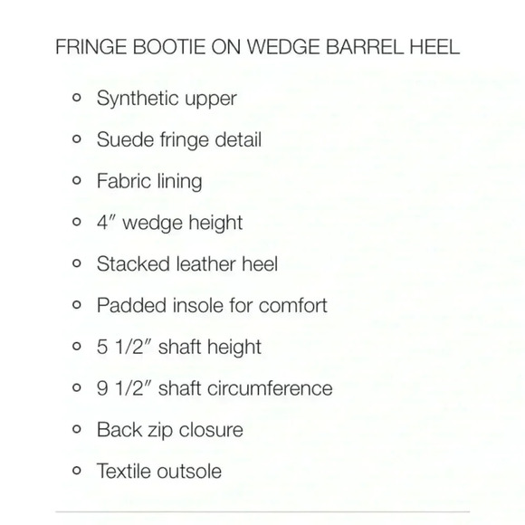 Women's Fringed booties faux leather Khloe high ankle Very Volatile 7.5 new‎ - Picture 13 of 13